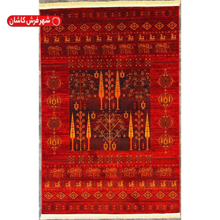 گبه عشایری زمینه لاکی 700 شانه کد 2802