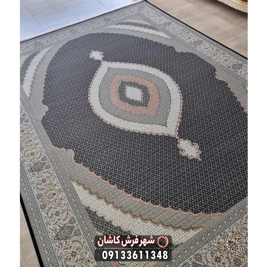 فرش طرح ماهی 1200 شانه طرح دست بافت