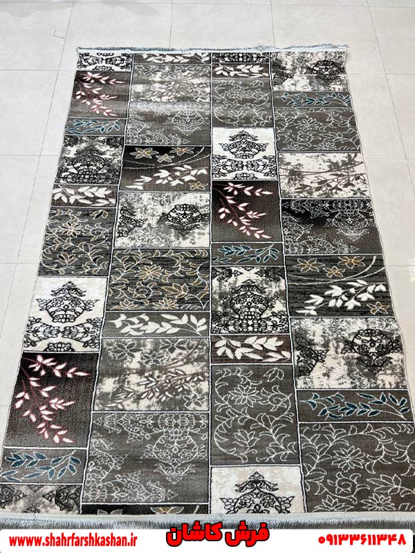 فرش خشتی مدرن طرح فانتزی کد 130
